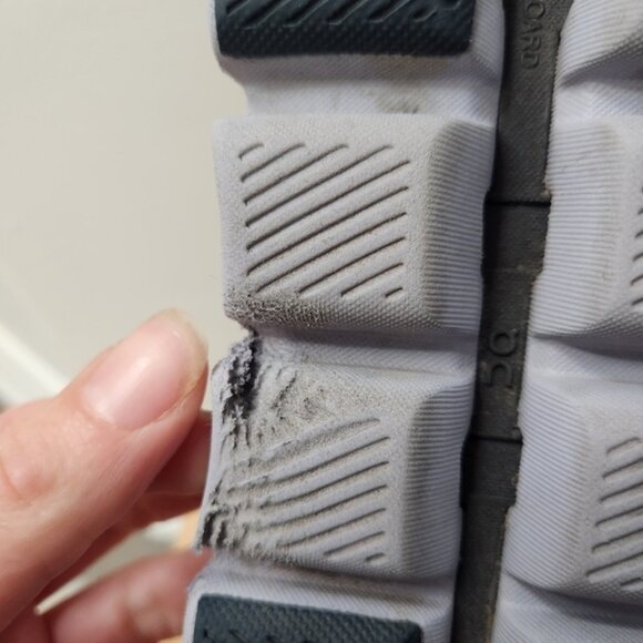 FRYE SILVIE Y STRAP White Cognac LEATHER SANDAL HEELS SIZE 7M - Picture 9 of 15